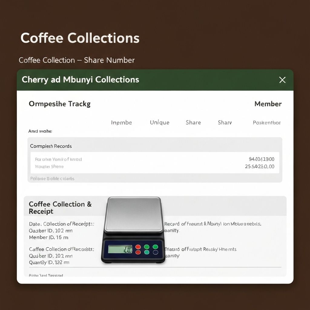 Collections Interface with Digital Weighing Scale Integration